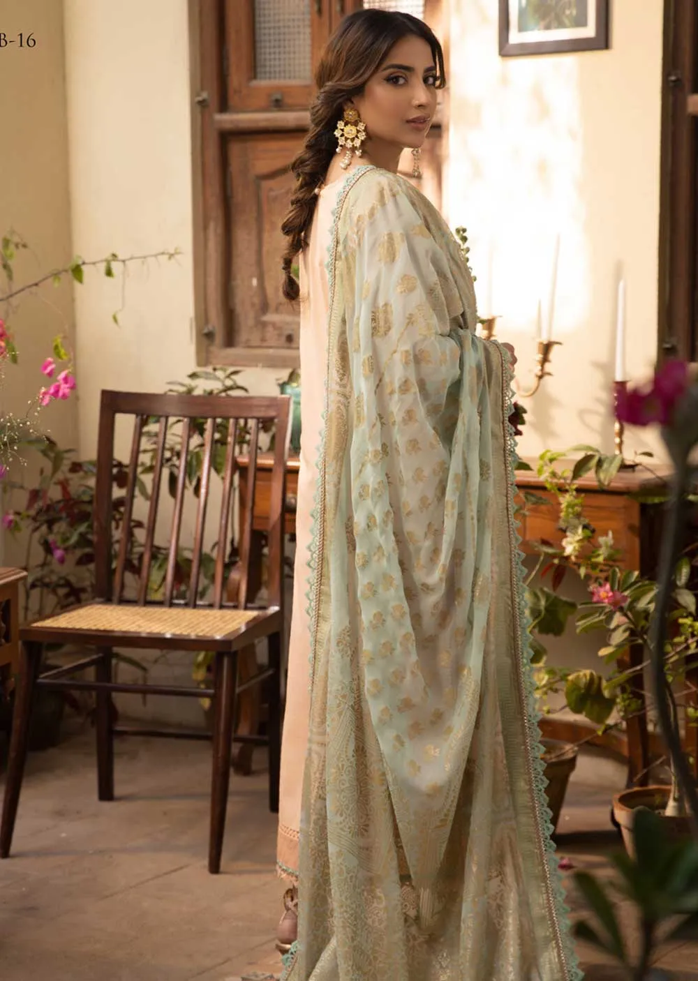 AJZB-16 - Unstitched - Zarq Barq Collection by Asim Jofa 2023