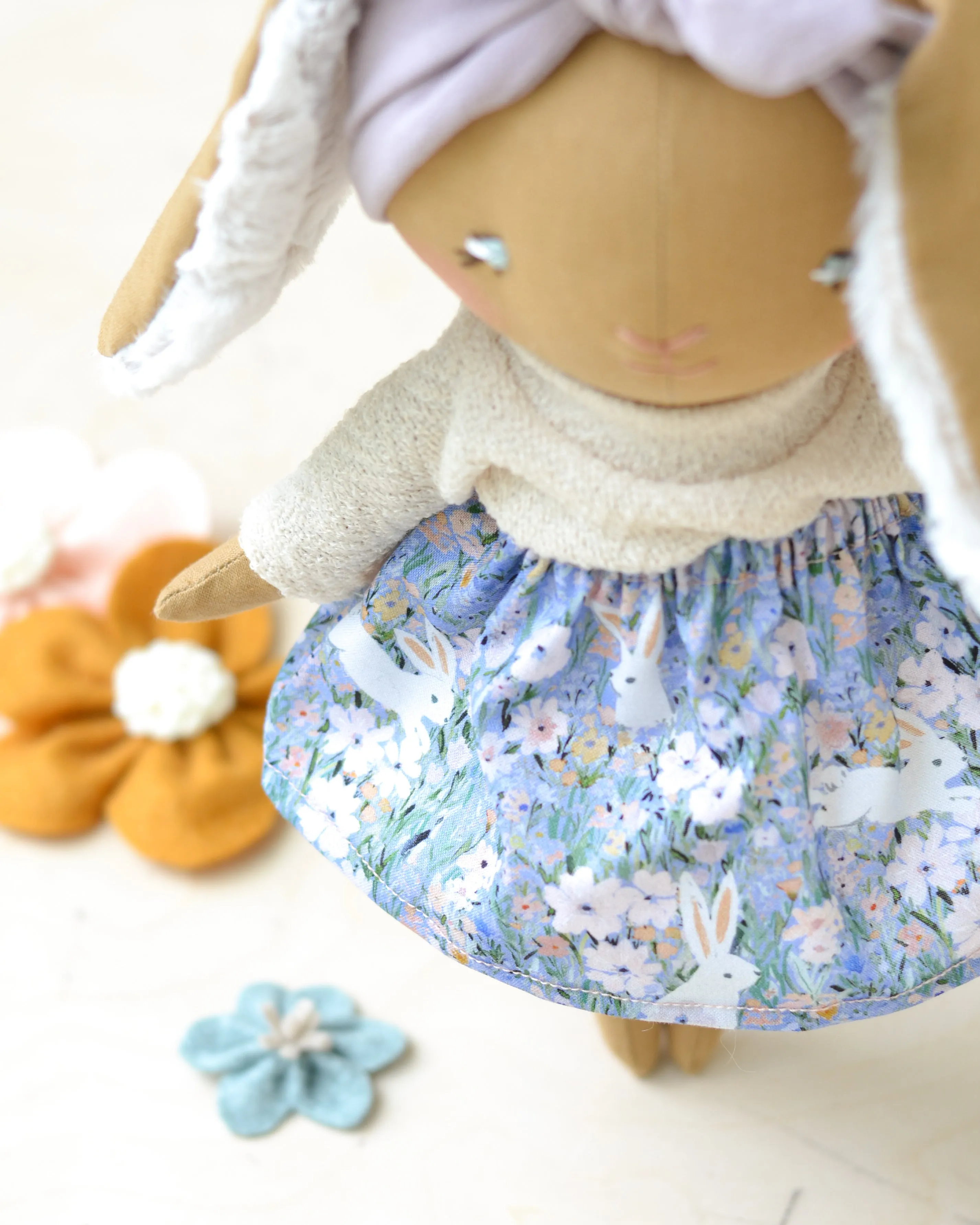 Bunny Soft Toy Jeanne Bunny Skirt