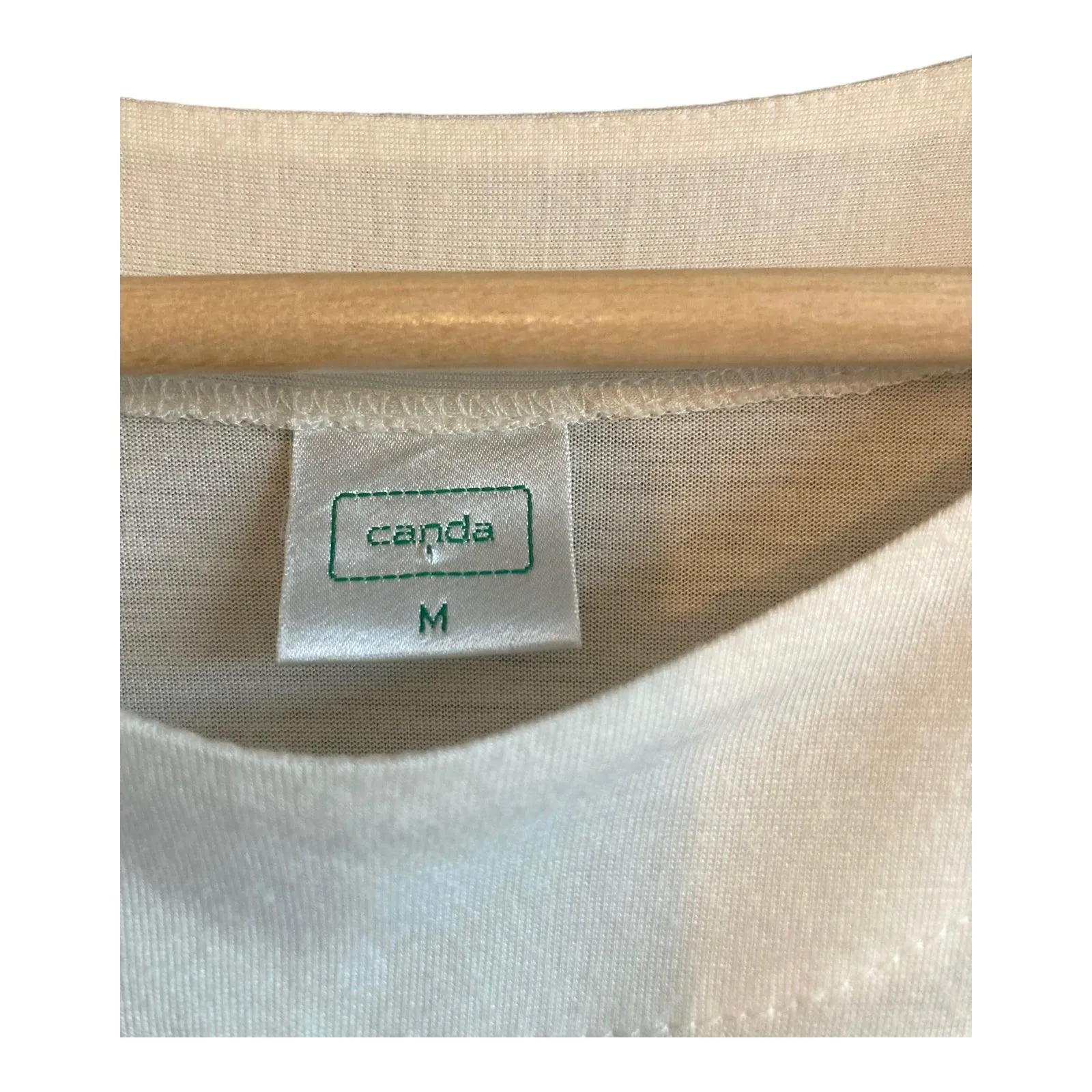 Canda Cream Short Sleeved T-shirt UK Size 14