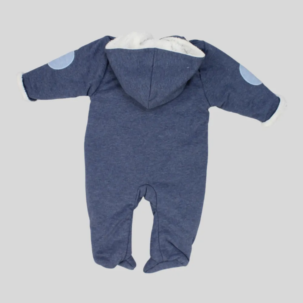 Car In A Star Long-Sleeved Baby Footie