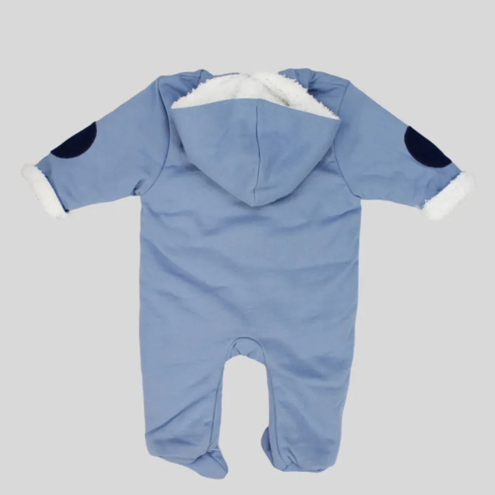 Car In A Star Long-Sleeved Baby Footie