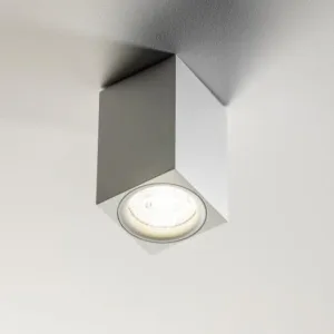 CGC TIPO White Square Surface Mount GU10 Ceiling Spotlight Downlight