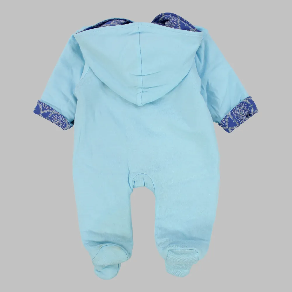 Cute Giraffes Long-Sleeved Hooded Baby Footie