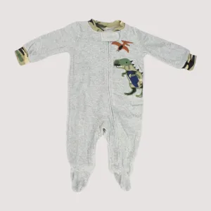 Dinosaur Long-Sleeved Baby Footie
