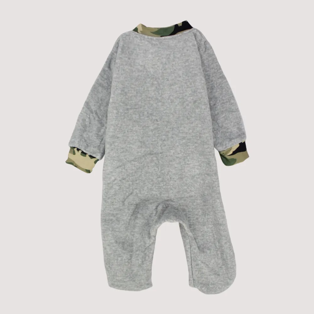 Dinosaur Long-Sleeved Baby Footie