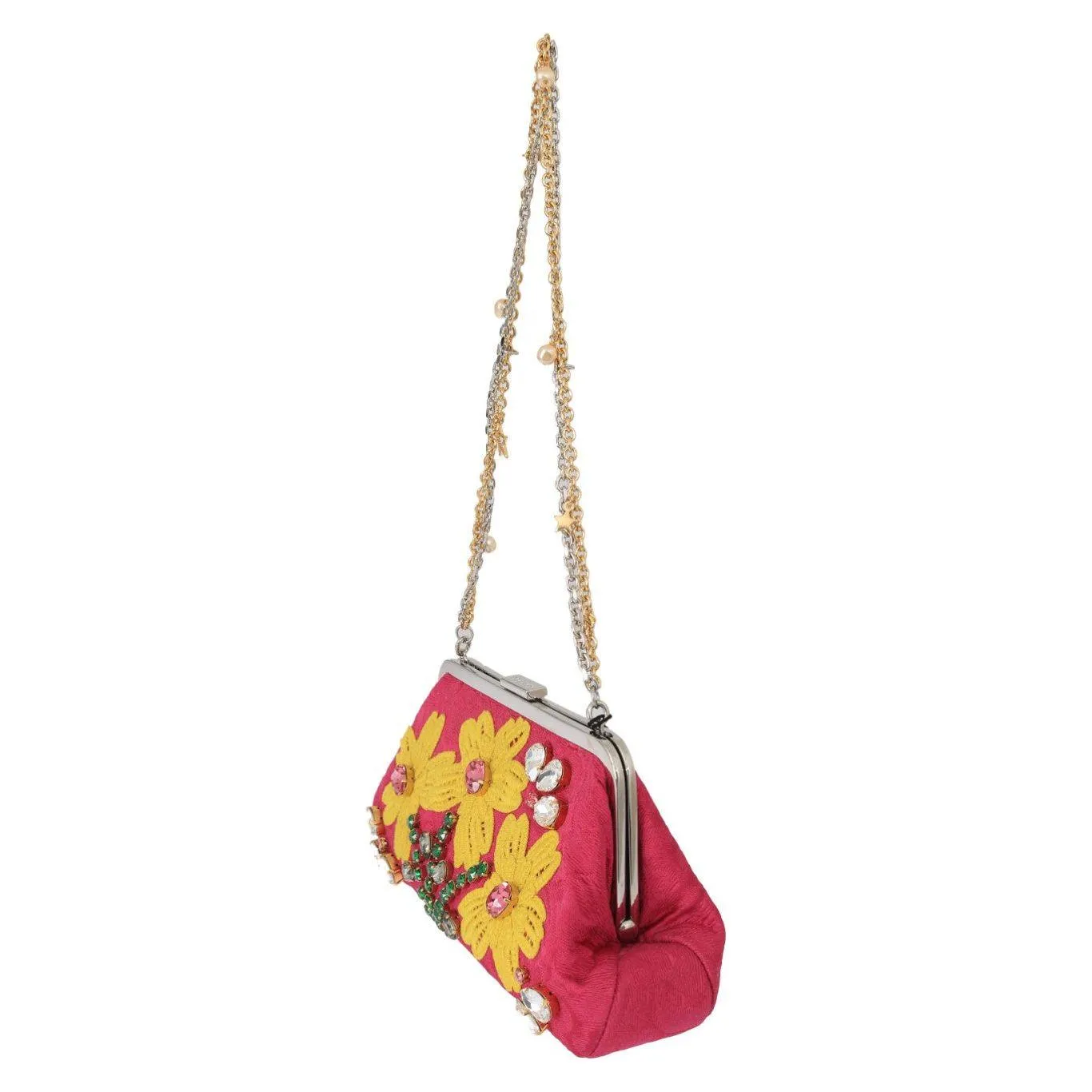 Dolce & Gabbana Elegant Evening Party Clutch in Pink