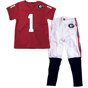 Georgia Bulldogs Toddler Football PJ Set