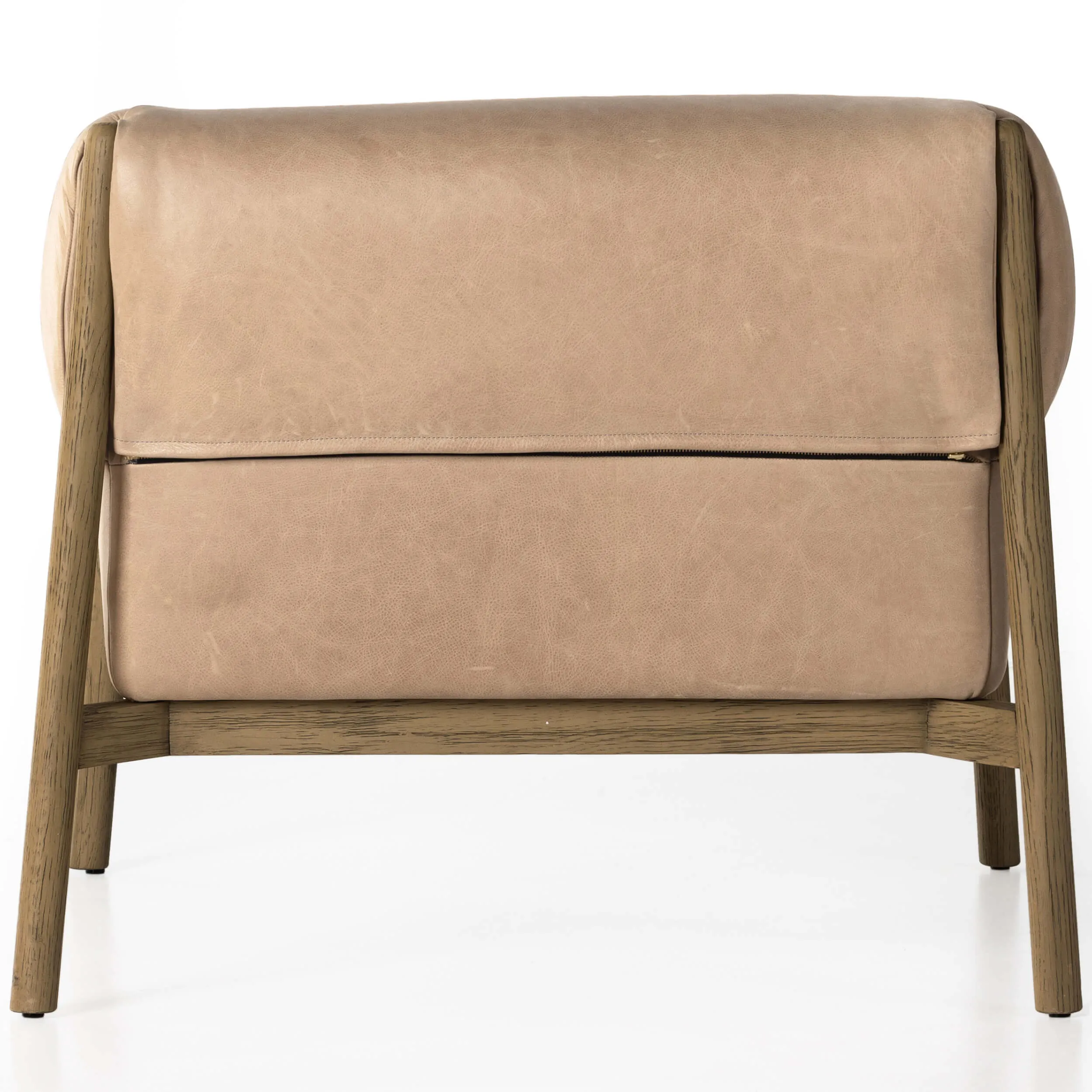 Idris Leather Chair, Palermo Nude