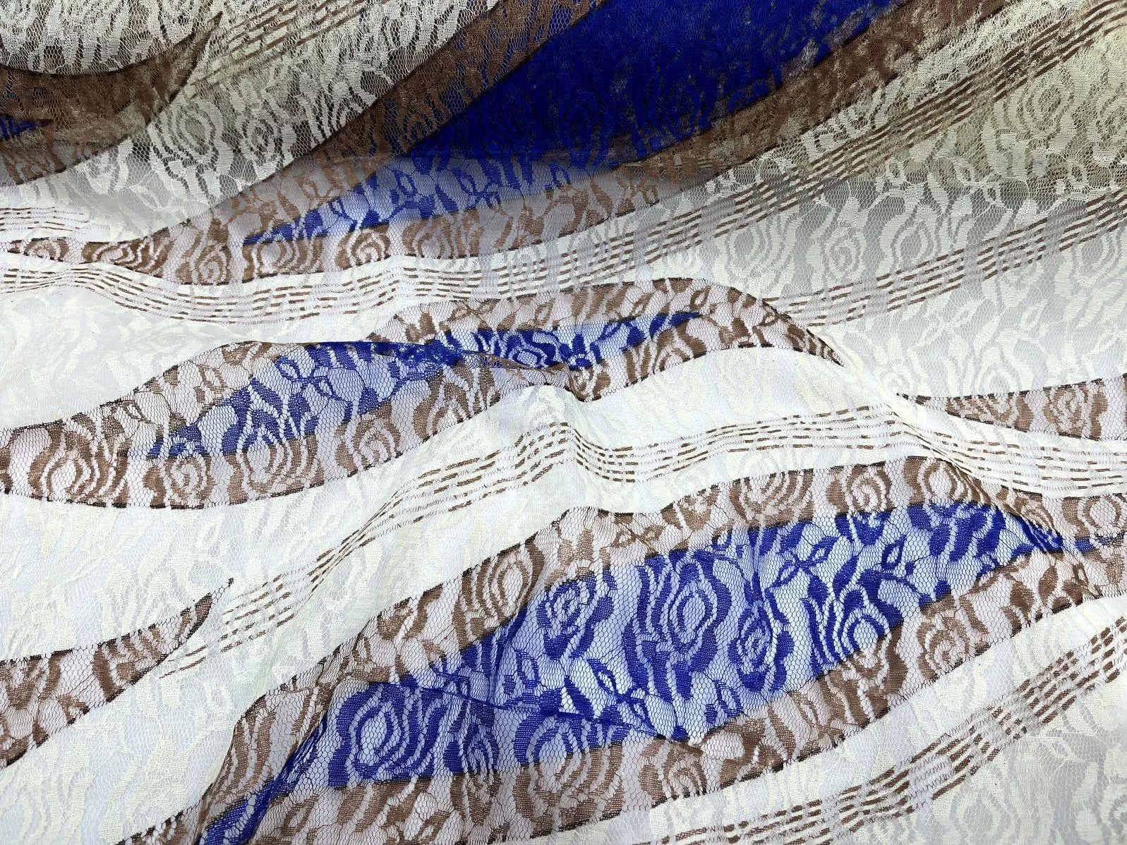 Lace Fabric - African Leaf Print
