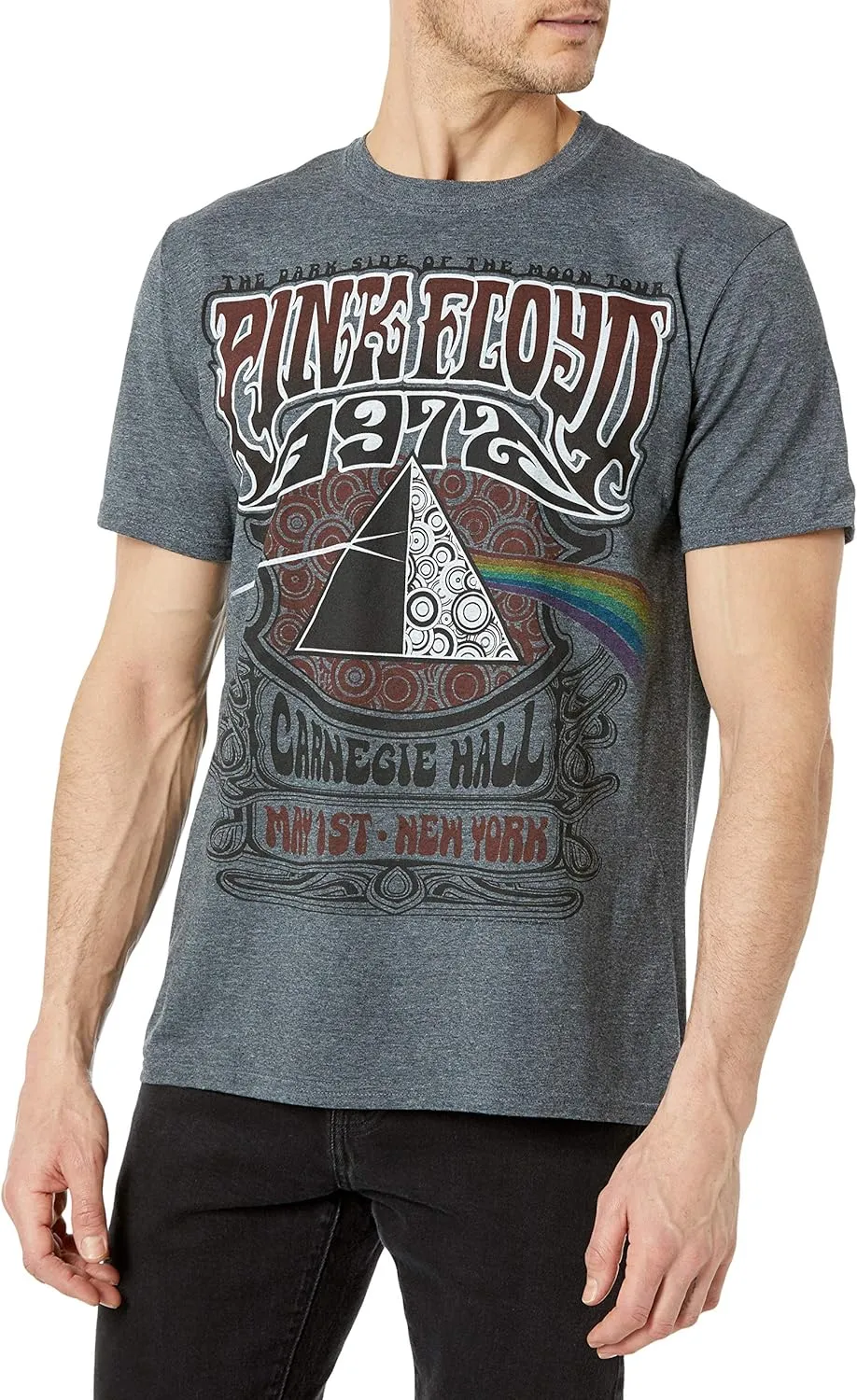 Liquid Blue Men's Pink Floyd Carnegie Hall T-Shirt