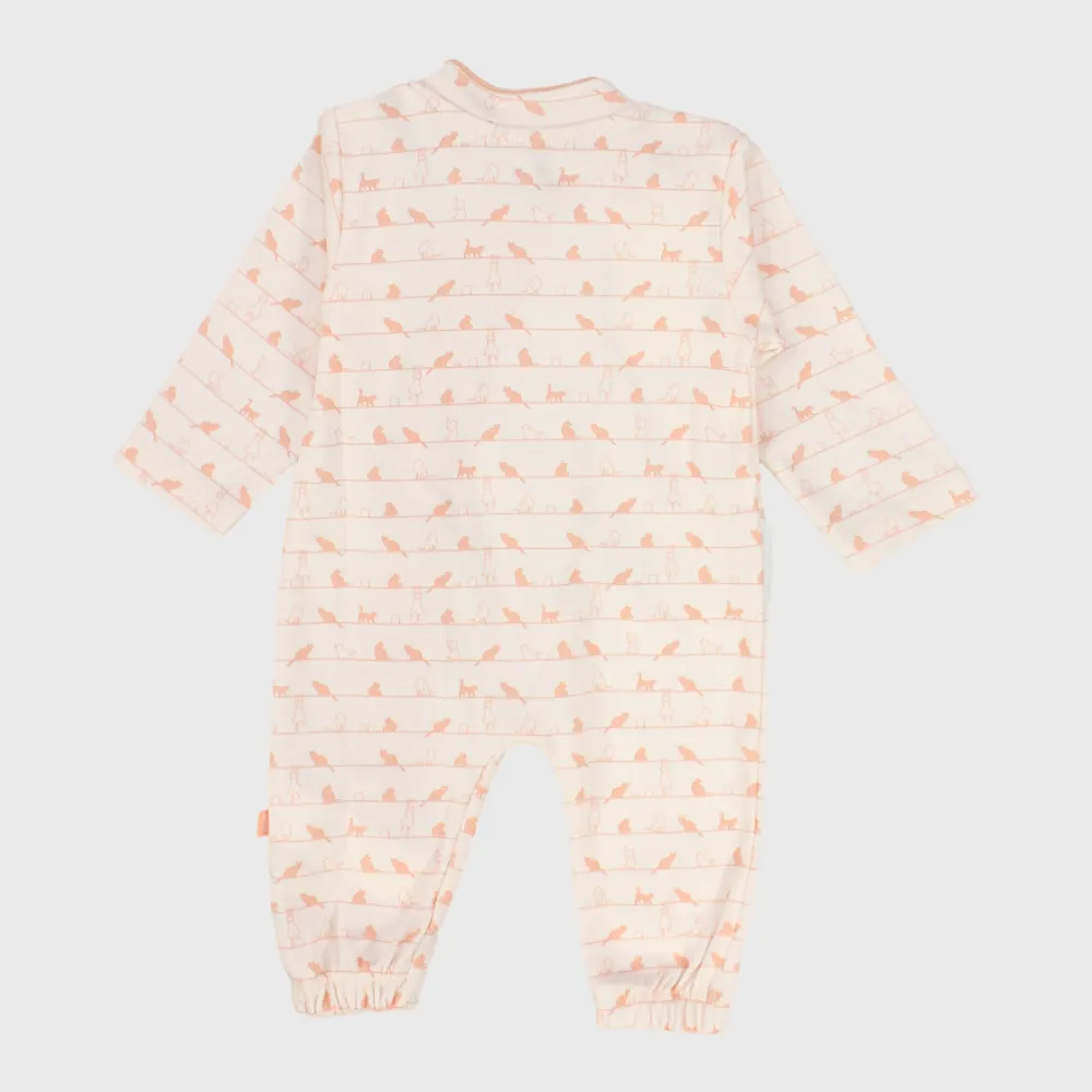 Little Kittens Long-Sleeved Footless Onesie