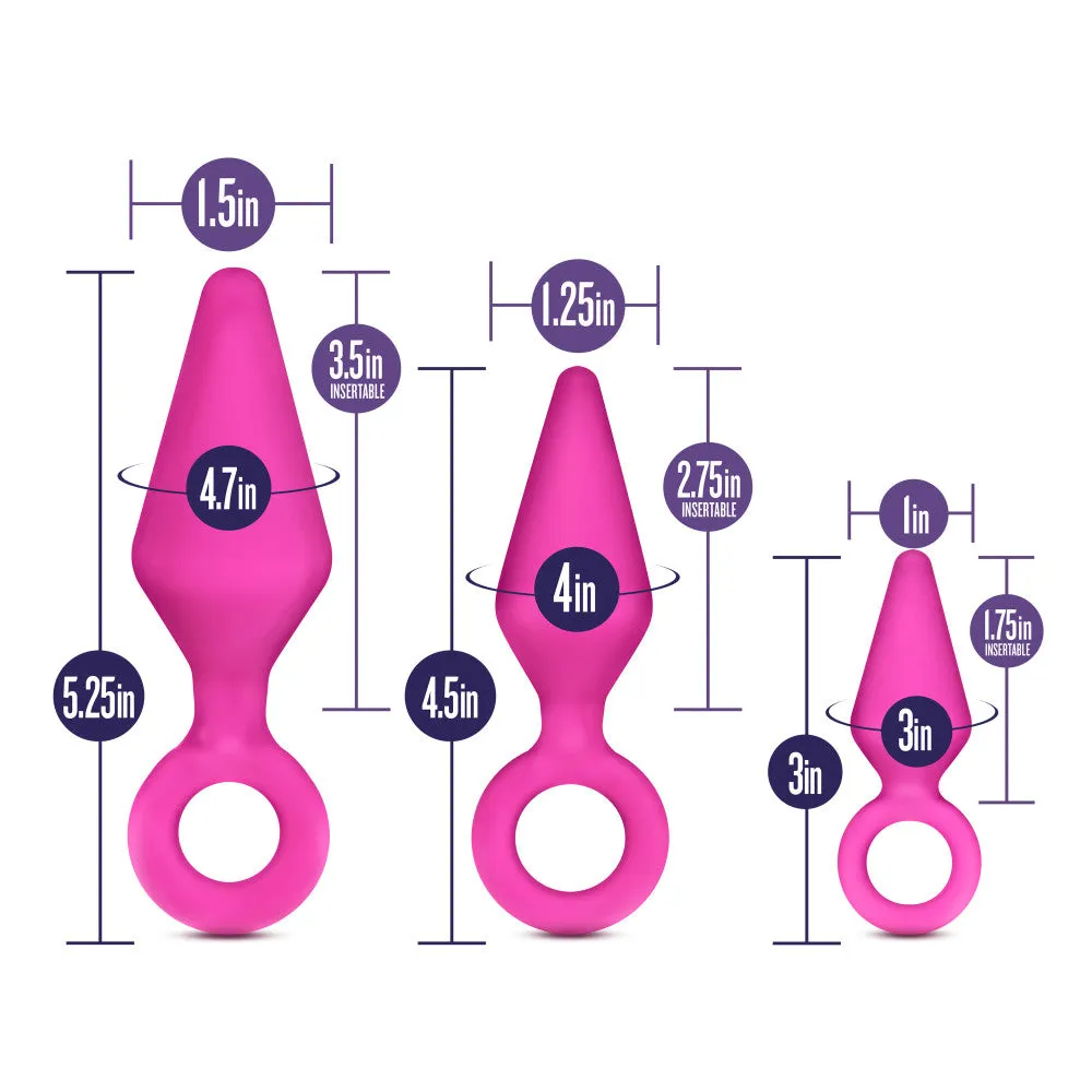 Luxe By Blush® | Candy Rimmer Kit Fuchsia Anal Plug With Handle