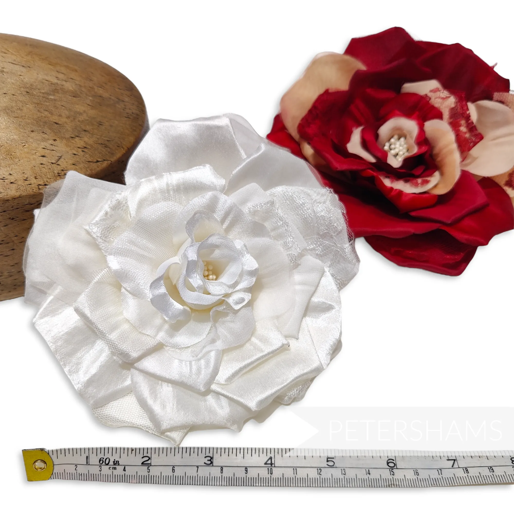 'Madisyn' 14cm Lace, Silk, Tulle, Satin and Organza Large Millinery Flower