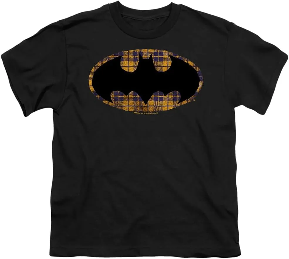 Popfunk Batman Bat Shield Logo Collection Kids T-Shirt for Youth Toddler Boys and Girls
