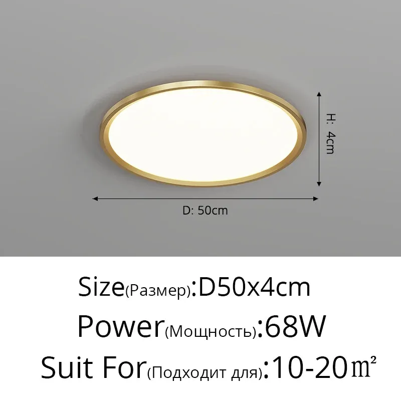 QIYI Qura Ultrathin Multi-Shaped Modern LED Ceiling / Pendant Lights