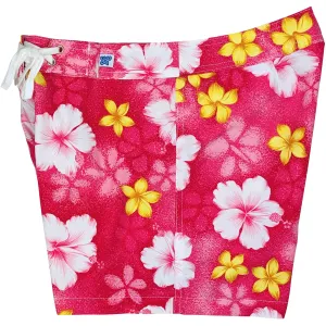 "Spin Cycle" Board Shorts - Regular Rise / 5" Inseam (Pink)