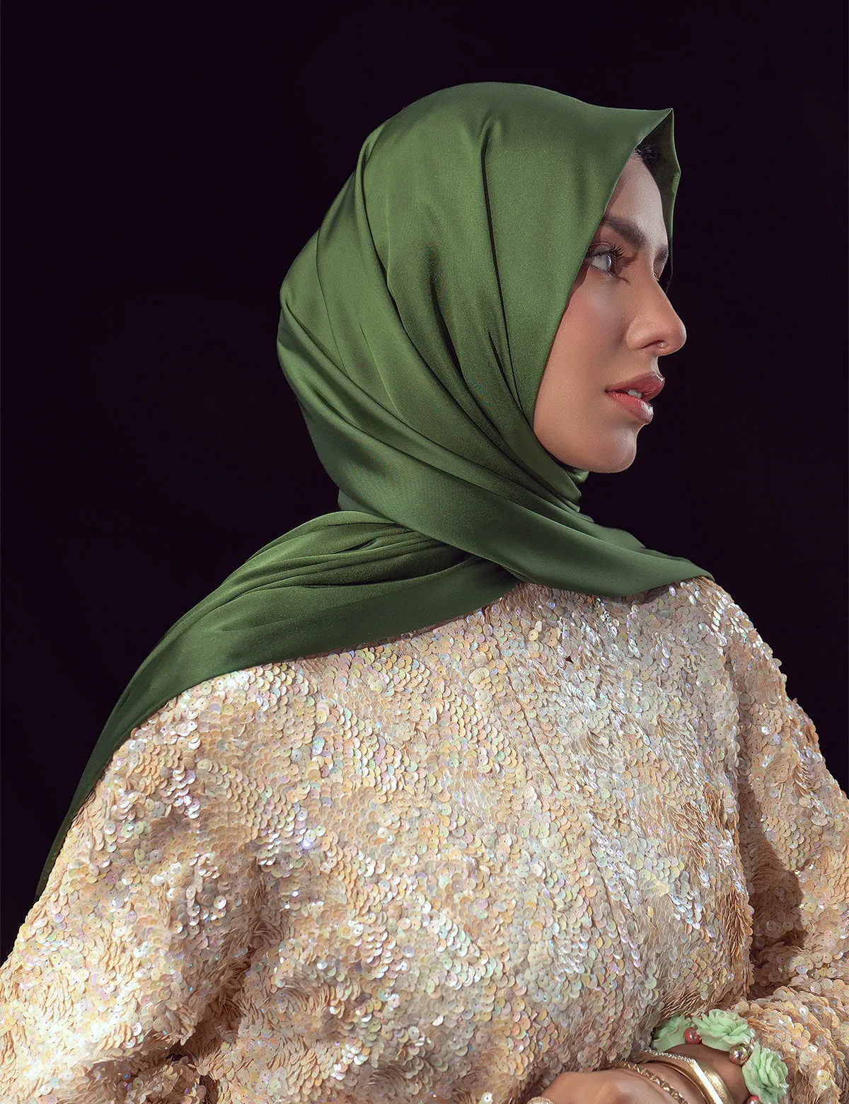 Satin Silk - Green
