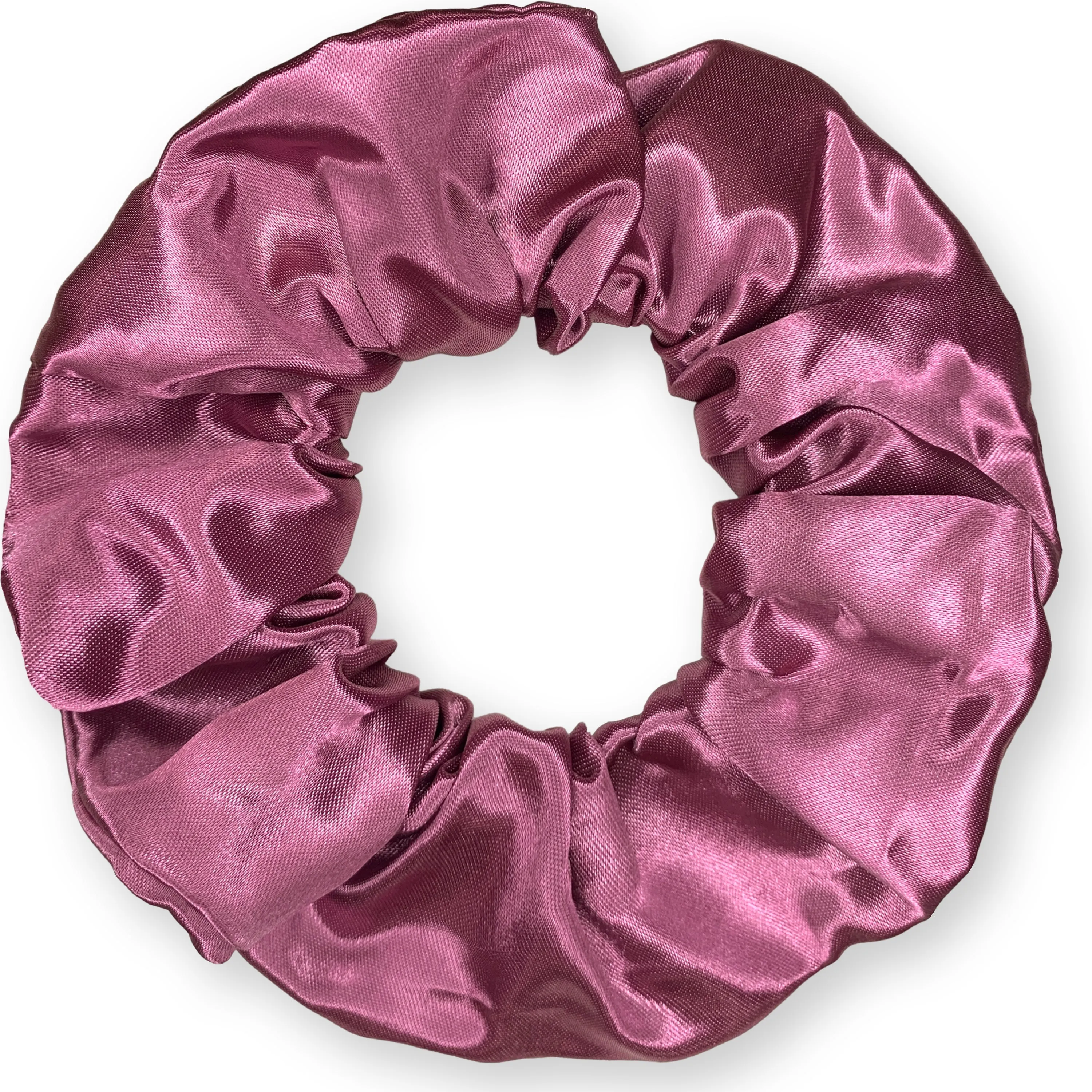 Scrunchies Premium Bridal Satin Available in 3 Sizes Made in the USA Rose