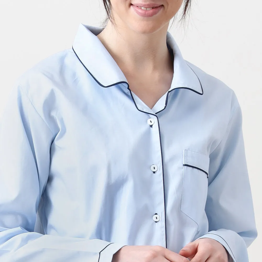 Sky Blue Pajama Set for Women