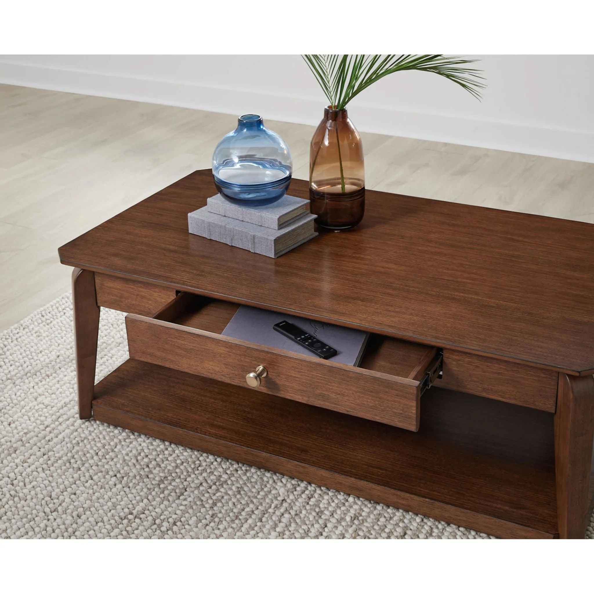 Trenmour Coffee Table - Medium Brown