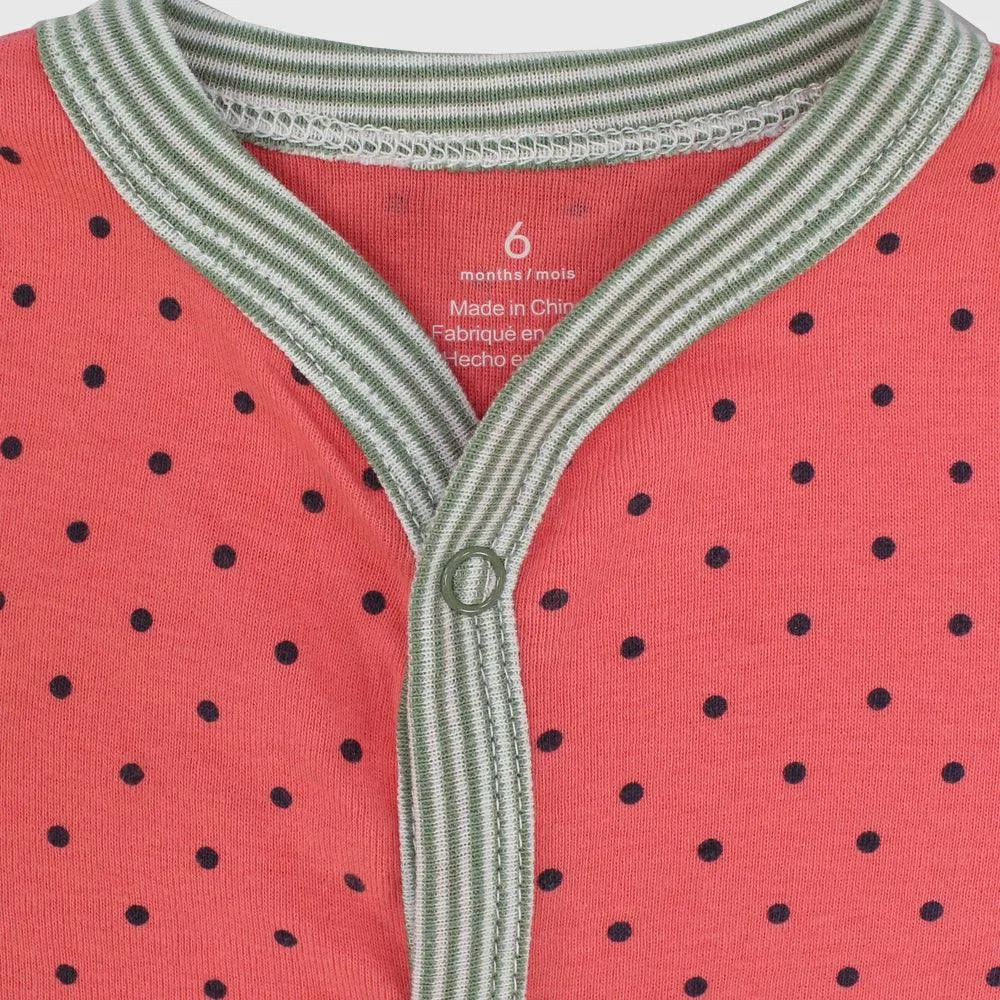Unisex Watermelon Short-Sleeved Romper
