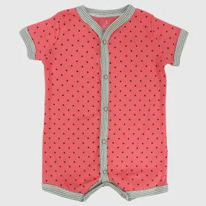 Unisex Watermelon Short-Sleeved Romper