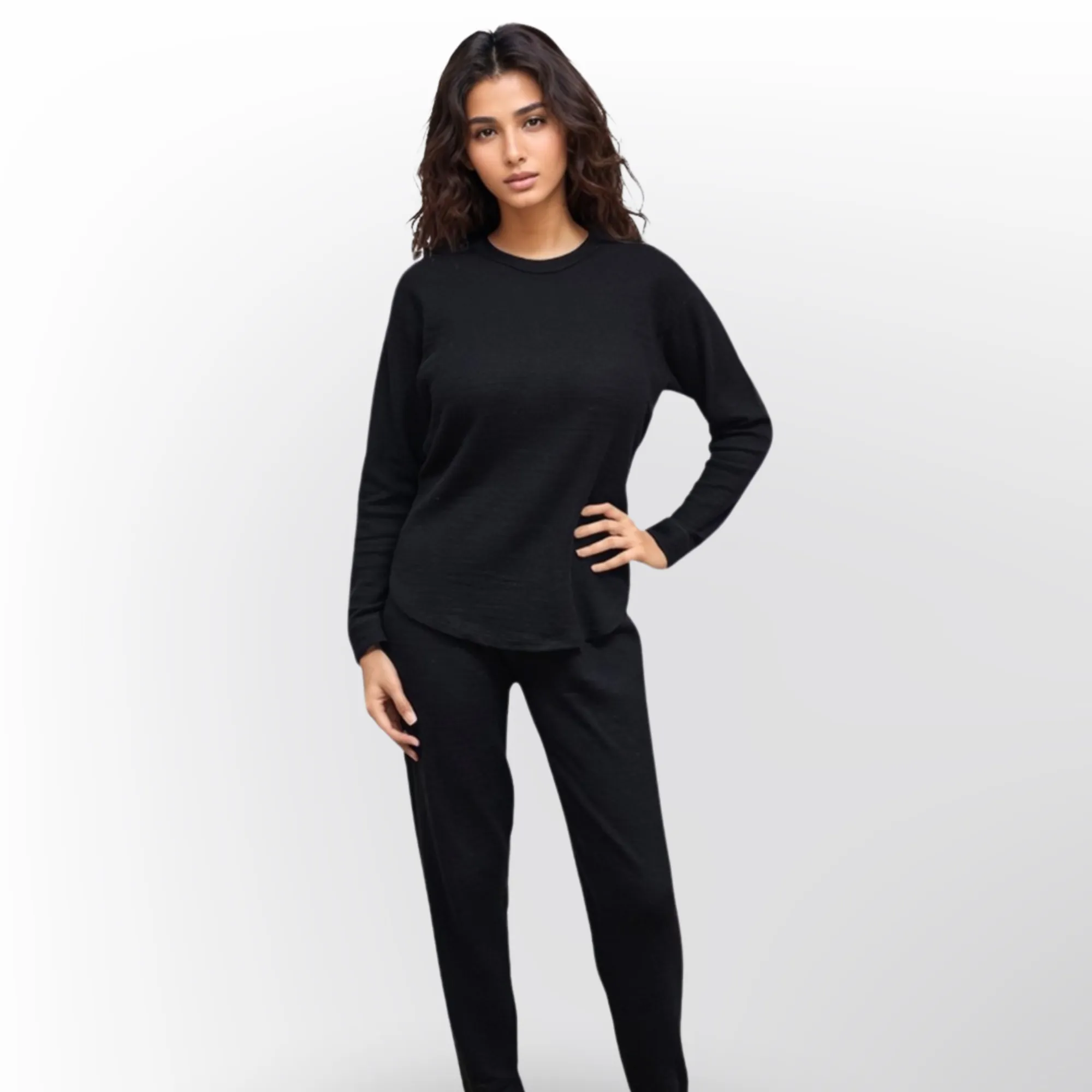 Women's 2 Piece Waffle Lounge Set (Limited Edition)