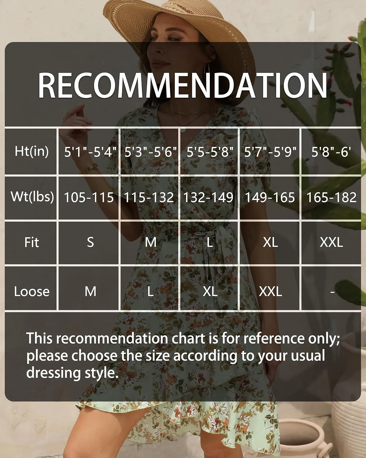 Womens Summer Dress 2025 Floral Boho Dress Wrap V Neck Short Sleeve Ruffle A Line Flowy High Low Midi Dresses