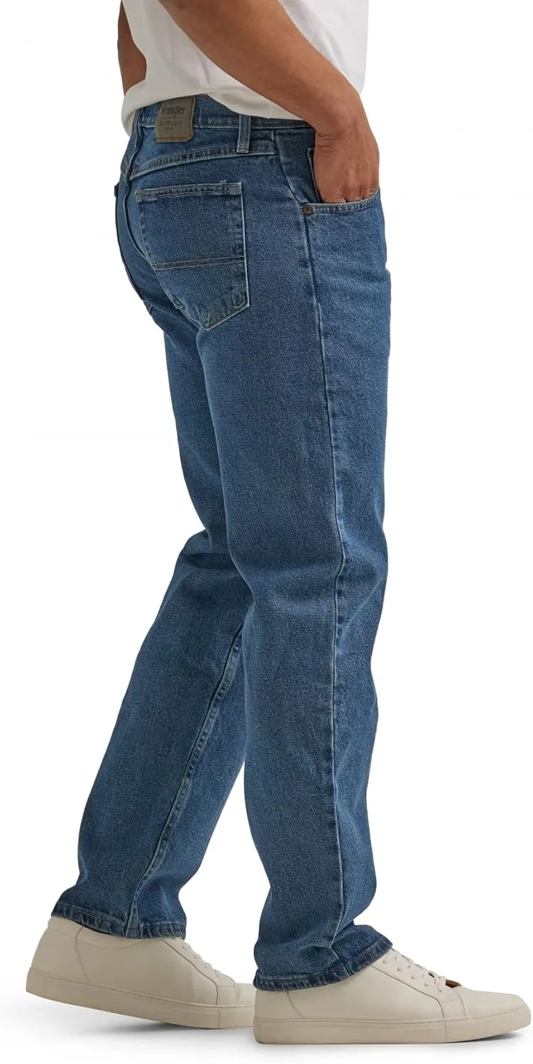 Wrangler Authentics Men's Classic 5-Pocket Relaxed Fit Flex Jean